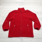 Vintage Lands  End Sweatsuit Boys 14-16 Red Fleece Tracksuit Jacket Pants 90s