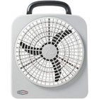 10-portable Fan With Dual Power Options Of 12-volt Or D Cell Batteries