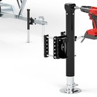 Upgraded Bolt-on Trailer Jack  electric Drill Adjust   Adjustable 7 5    Silver
