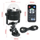 Mini Rgb Stage Light Led Magic Laser Ball Disco Party Usb Lamps Sound Activated