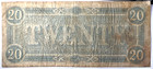 1864   20 Confederate States Of America Note Richmond Va  Ru2