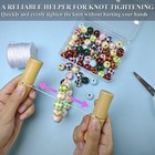Fanjashn 2 Pcs Tightening Knot Grippers Tool For Silicone Beads