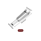 10 X Metal Clevis M2 Thread Steel Clevis Self Locking Clips For Rc Airplane
