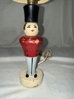 Vintage Nursery Toy Soldier Children   s Wooden Lamp Light W Shade 