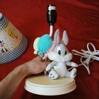 Vintage 1999 Baby Loony Tunes Nursery Lampw  Shade Bugs Bunny Plusg Euc