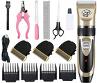 Dog Pet Grooming Kit Rechargeable Cordless Electric Hair Clipper Trimmer Set New