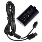 2pack For Official Microsoft Xbox One Controller Play And Charge Kit 1400mah