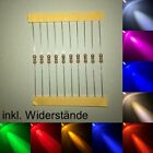 5 Mm Leds Round Water Clear All Colors Incl  Resistors Light-emitting Diodes Led 5 Mm