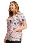 Hello Kitty Cherokee Scrubs Tooniforms Sanrio V Neck Top Tf776 Hskp