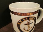 Vintage  ms Seaward  Norwegian Cruise Line Ncl Ceramic Beverage Mug Cup Glass