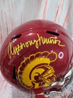 Anthony Munoz Signed Full Size Riddell Usc Trojans Helmet With Schwartz Coa