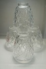 Cut Lead Crystal Tulip Chandelier Lighting Fan Shades Sconce Waterford Look Pair