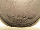 1798 Draped Bust Large Cent Style 1 Hair