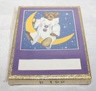 Vintage Antioch Bookplate Company Clown Bear On Moon Book Plates 50 Count Box