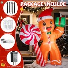 Christmas Inflatable Tree Snowman Santa Led Lighted Blow Up Lawn Yard Decoration