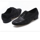 Men Soft Leather Low Heel Ballroom Dance Shoes Latin Waltz Tango Outsole Shoes