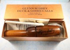 Vintage Glynn Scobey Goose Call With Box   Instructions Handcrafted Signed