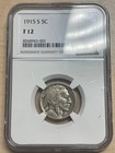 1915-s Buffalo Nickel  ngc F12 