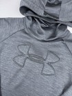 Under Armour Hoodie Mens Xl Black Fleece Pullover Kangaroo Pocket Logo Athletic