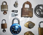 Lot Of 24  Vtg Assorted Padlocks lock Cylinders Some Keys For Locksport Practice