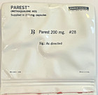 Vintage Quaalude Parest 200mg Prescription Pad Methaqualone 1970 s Rare