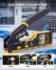 Vevor Crimping Tool Ethernet Crimper For Rj45 rj11 rj12 4 6 8-pin Modular Plugs