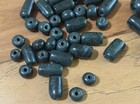 Lot Antique Pre-columbian ancient  Guatemalan  Stone Green Jade Beads Artifacts