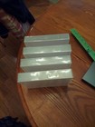 Lot Of 4 Stampin Up  Clear Storage Cases Large Full Wood Mount Stamp Box  