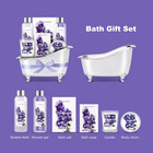 Spa Gift Sets For Women - 7 Pcs Lavender Bath Gift Baskets  Beauty Body Care Kit