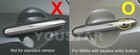 Piano Black Door Handle Covers W comfort Access   Gas Cap Mini Cooper S F56 F57