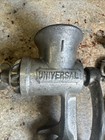 Vintage Universal Tabletop Hand Crank Meat Grinder L f  c  New Britain Conn Usa