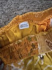 Yellow Indian Patchwork Maxi Skirt Boho Hippie Size M