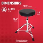 Gator Frameworks Round-top Drum Throne