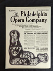 The Philadelphia Opera Company 1943 Booking Ad Musical Performer Concert