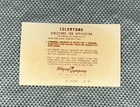 Vintage Wynn s Friction Proofing Oil Decal Motorcycle Racing Original Never Used
