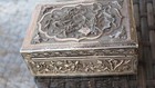 Antique  Chinese Export Silver Box  Signed  1
