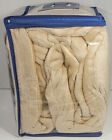 Westerly Queen Size Electric Heated Blanket With Dual Controllers  Tan