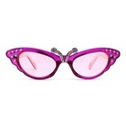 Girls Fuchsia Pink Butterfly Party Costume Sunglasses