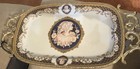 Italian Depos Decorative Plate Hand Painted With Gold Rim  Made In Italy  14   