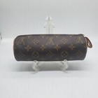Louis Vuitton Trousse Ronde Monogram Pen Case 8026 Authentic