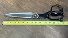 Huge Antique Tailor Scissors Textile Dressmaker Shears J Wiss   Sons 14  Newark
