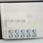 Vintage Us Postage Stamp Block Collection Album Over 200 Stamps Plate Blocks