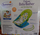 Nib Summer Infant Deluxe Baby Bather Folding Bath Sling With 3 Position Recline