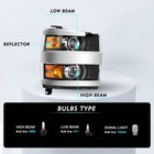 Silverado 2500hd 3500hd 2015-2019 Projector Headlights Halogen Oe Rh Passenger