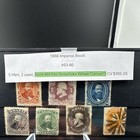 1866 Imperial Brazil Postage Stamps Lot  53-60 Mixed 5 Mint 2 Used Cv  305