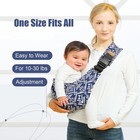 Baby Sling Carrier For Newborn To 30 Lbs  Black Soft Baby Sling Carrier For