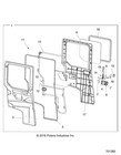 Polaris Window Seal  Glass  Genuine Oem Part 5521993  Qty 1