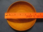 Vintage Wooden Hand Made Round Salad Or Fruit Bowl Lathe Turned
