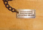 Alcatraz Prison Guard Iron Cell Key  Tag   Solid Brass Whistle  