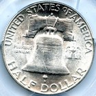 1948-d Franklin Half Dollar  Pcgs Ms64fbl